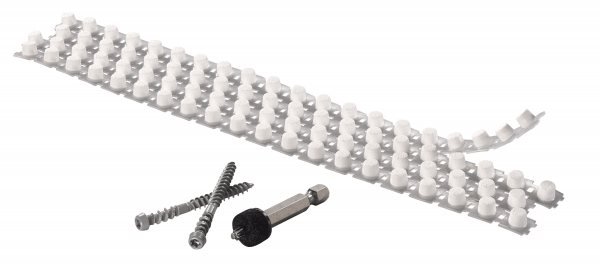 Collated Cortex PVC SysaThe Collated Cortex Hidden Fastening System for PVCtem